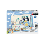 Puzzle 30p dans le bain avec bluey