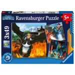 Puzzles 3x49 p - dragons : les neuf royaumes Puzzles 3x49 p - dragons : les neuf royaumes