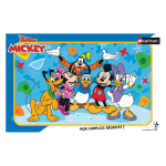 Puzzle cadre 15 p - les amis de mickey / disney mickey mouse