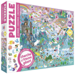 Puzzle cherche et trouve - licornes (broch�)