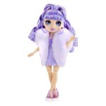 Rainbow crystal fashion doll - violet