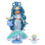 Rainbow high winter wonderland poupe mannequin 27cm - bleu