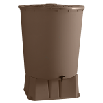 R�cup�rateur � eau 500 l. rond taupe