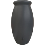 R�cup�rateur � eau jarre toscan 500 litres anthracite avec couvercle, robinet et kit raccord ch�neau ...