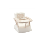 Rehausseur de chaise volutif marron glac / blanc cass