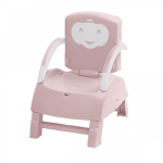 Rehausseur de chaise volutif rose poudr