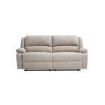 Relaxxo - canap� relax manuel 3 places avec 2 assises xxl leo en tissu - beige