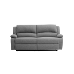 Relaxxo - canap� relax manuel 3 places avec 2 assises xxl leo en tissu - gris clair