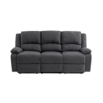 Relaxxo - canap� de relaxation �lectrique 3 places en tissu leo