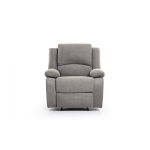 Relaxxo - fauteuil relaxation 1 place microfibre grise leo