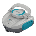 Robot aspirateur de piscine autonome rechargeable quartz, max 10m2