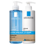 La roche posay lot lipikar lait 400ml et gel lavant 400ml