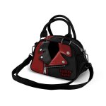 Sac à main en similicuir bowling fashion harley quinn jacket (22x16x12cm) Sac à main en similicuir bowling fashion harley quinn jacket (22x16x12cm)