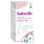 Saforelle coton protect tampons normal avec applicateurs boîte de 16 Saforelle coton protect tampons normal avec applicateurs boîte de 16