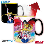 Sailor moon - mug heat change - 460 ml - groupe - bote carton