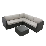 Salon d'angle compact