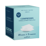 Sant�care compresse st�rile en non tiss� - 10x10cm - 25x2