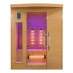Sauna infrarouge apollon quartz 3 places - france sauna