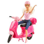 Kidway - morgan et son scooter - poupe mannequin - 3 ans et +