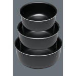 Set de 3 casseroles � 16cm / 18 / 20cm avec manche amovible - s�lection d?experts - homeside - tous feux ...