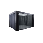 Set rideaux & moustiquaire tonnelle 3x4m