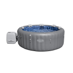 Spa gonflable santorini, 5 � 7 personnes, 216 x 80 cm, 180 airjet, 10 hydrojet, couverture isolante, ...