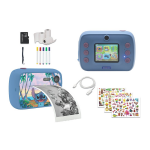 Starcam� print stitch, pack appareil photo num�rique hd avec imprimante instantan�e, carte sd et kit ...