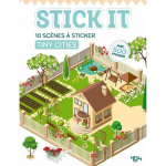 Stick it - tiny cities - 10 villes mini � cr�er (broch�)