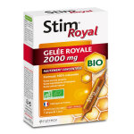 Stim royal gelée royale bio 2000 mg x20 ampoules Stim royal gelée royale bio 2000 mg x20 ampoules