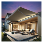 Store coffre suzy led blanc 5mx3m50 motoris� s130 uni taupe