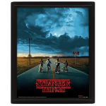 Stranger things - cadre 3d a v�lo sur la route