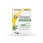 Synergia d - stress relaxation capsules cdb 50mg