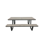 La table foresti�re ou table esprit pique - nique honolulu en un seul bloc un plateau et deux bancs dispos�s ...