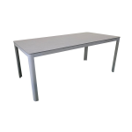 Table de jardin plateau effet ceramique 180 cm
