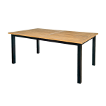 Table rectangulaire � rallonge papillon en acacia - s�lection d'experts - beaux jours