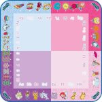 Tapis aquadoodle classique rose