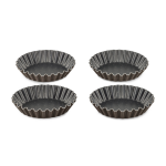 Tefal �perfectbake lot de 4 moules � tartelettes 11 cm, aluminium 100% recycl� j5548102