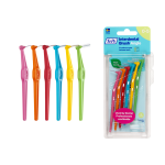 Tepe brossettes interdentaires angle assortiment toutes tailles (rose - vert)