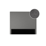 T�te de lit numa en tissu bouclette - gris - largeur 160 cm