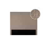 T�te de lit numa en tissu bouclette - taupe - largeur 140 cm