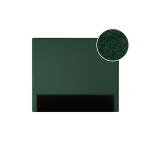 T�te de lit numa en tissu bouclette - vert fonc� - largeur 160 cm