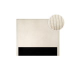 T�te de lit numa en velours c�tel� - beige - largeur 160 cm