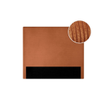 T�te de lit numa en velours c�tel� - terracotta - largeur 160 cm