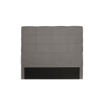 T�te de lit en tissu willy - gris, largeur - 160 cm