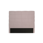 T�te de lit en tissu willy - rose, largeur - 140 cm
