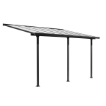 Toit terrasse aluminium 4, 18m x 3, 07m (12, 83 m�)
