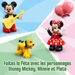 Le train d?anniversaire de mickey et minnie Le train d?anniversaire de mickey et minnie