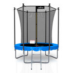 Trampoline classique 6ft - 185cm bleu noir - reversible