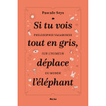 Si tu vois tout en gris, dplace l'lphant - philosophie vagabonde sur l'humeur du monde (broch)