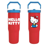 Tumbler travel mug xl avec poign�e hello kitty [contenance 900ml]